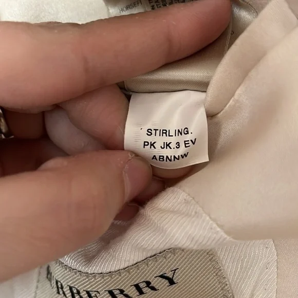 BURBERRY cream silk notch lapel sport coat 48R - Picture 7 of 9